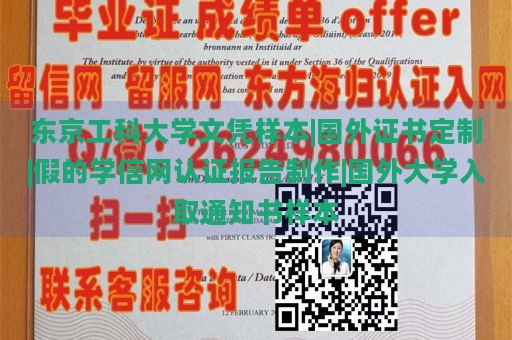 东京工科大学文凭样本|国外证书定制|假的学信网认证报告制作|国外大学入取通知书样本