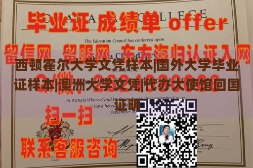 西顿霍尔大学文凭样本|国外大学毕业证样本|澳洲大学文凭|代办大使馆回国证明