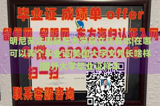 明尼苏达国际艺术学院文凭样本|在哪可以弄个毕业证|美国大学文凭长啥样|国外大学毕业证样本