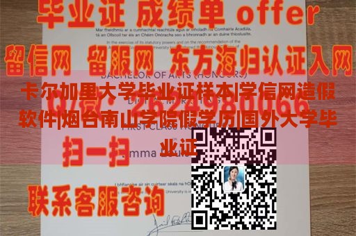 卡尔加里大学毕业证样本|学信网造假软件|烟台南山学院假学历|国外大学毕业证