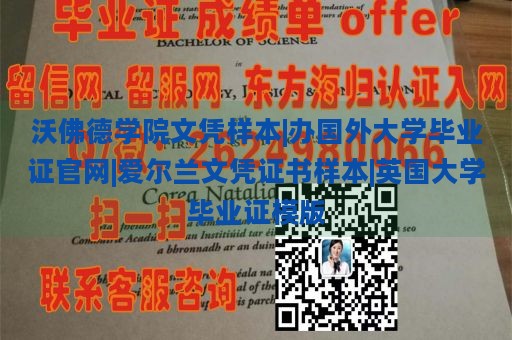 沃佛德学院文凭样本|办国外大学毕业证官网|爱尔兰文凭证书样本|英国大学毕业证模版