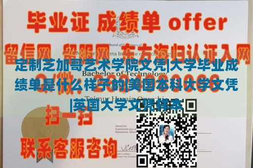 定制芝加哥艺术学院文凭|大学毕业成绩单是什么样子的|美国本科大学文凭|英国大学文凭样本